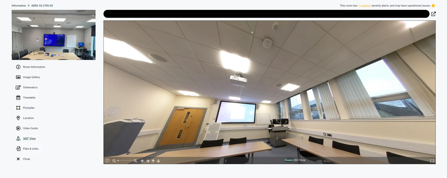 AV Room 360 View in Innomesh v3.5.0